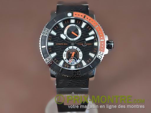 Ulysse Nardin Montres SS Maxi Marine Diver / Surf RU Black A-23J