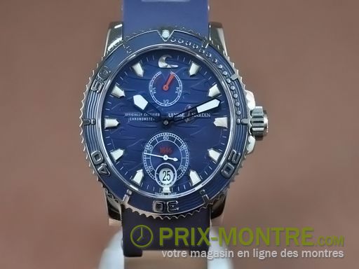 Ulysse Nardin Montres SS Maxi Marine Diver / Asie RU Surf Blue 23J PR