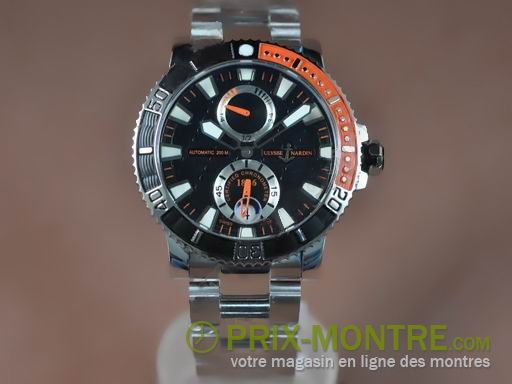 Ulysse Nardin Montres SS Maxi Marine Diver / Surf SS Black A-23J