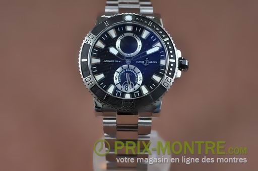 Ulysse Nardin Montres SS Maxi Marine Diver / Surf SS Black A-23J