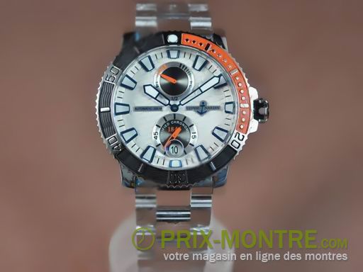 Ulysse Nardin Montres SS Maxi Marine Diver / Surf Silver SS A-23J
