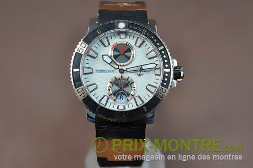 Ulysse Nardin Montres Maxi Marine RG TT Diver / Surf Silver RU A-2