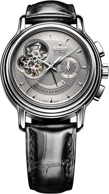 Réplique Zenith Chronomaster T Open hommes montre 03.0240.4021.02.C495
