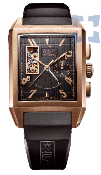 Réplique Zenith Grande Port-Royal Open El Primero Concept hommes montre 18.0550.4021.21.R512