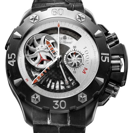 Replique Zenith Defy Xtreme - titane 96.0525.4021/21.C648 Ouvert montre