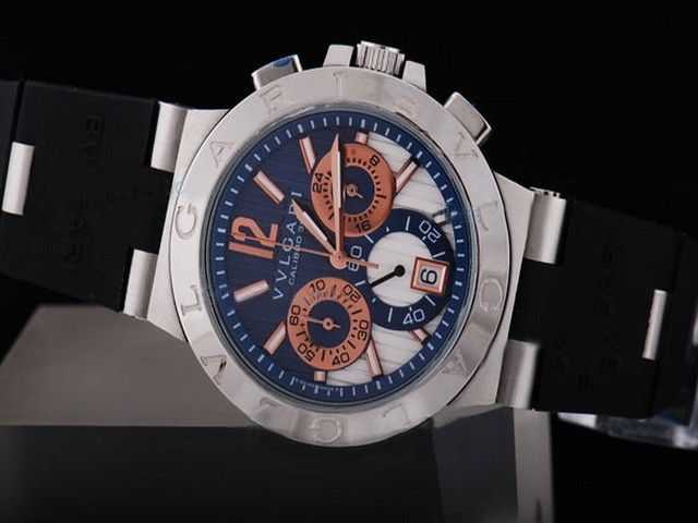 Bvlgari Blue Dial Montre