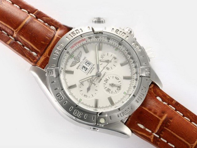 Breitling Chronograph Automatic with White Dial Montre