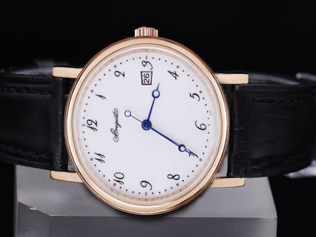 Breguet Strap-White Face Montre