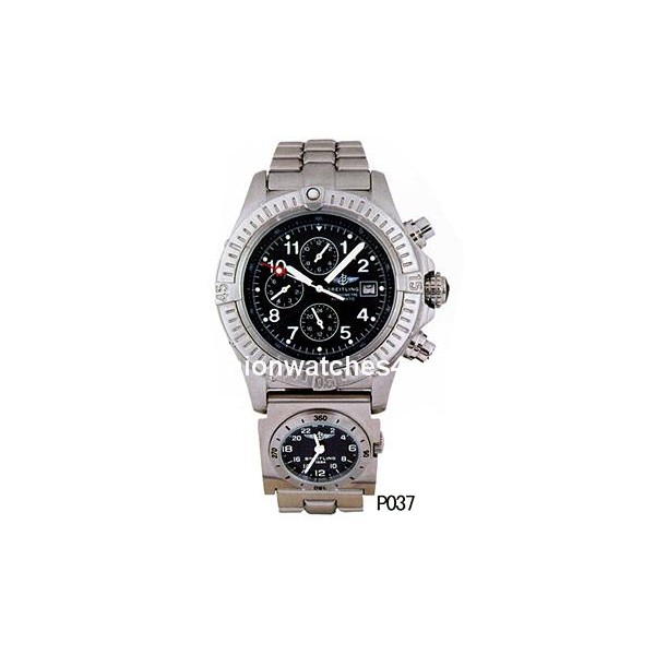Breitling Chrono Avenger Replica / UTC travail Chronographe Cadran Noir