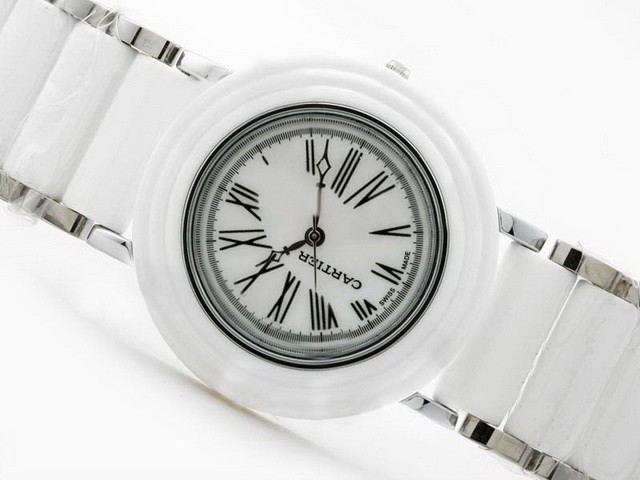 Cartier Others White Dial With Roman Marking Montre