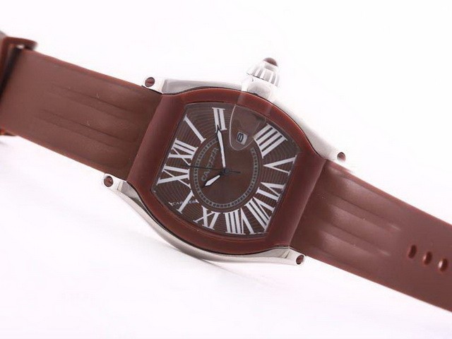 Cartier Roadster Brown Strap-Lady Size Montre