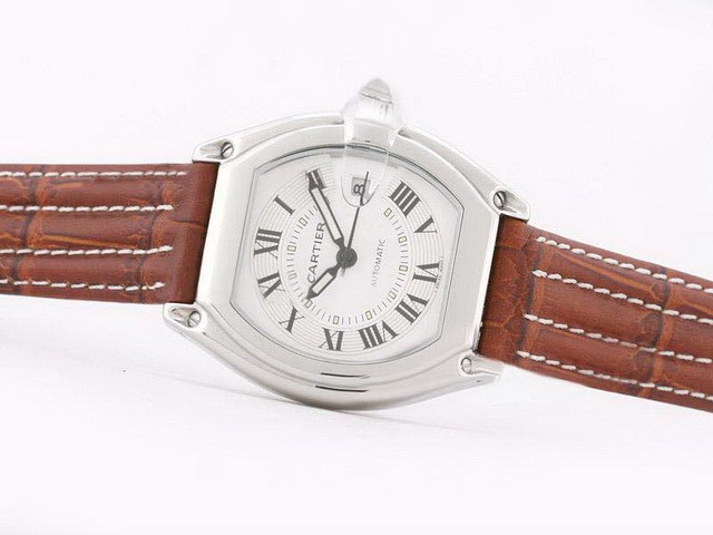Cartier Roadster Black Dial-Deployment Buckle Montre