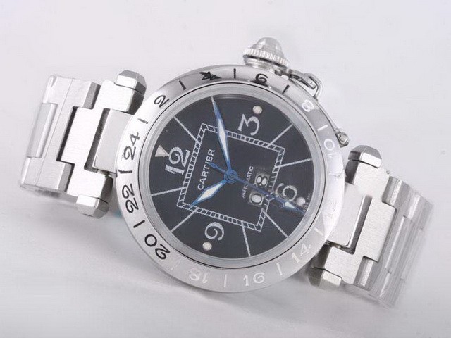 Cartier Pasha Black Dial Montre