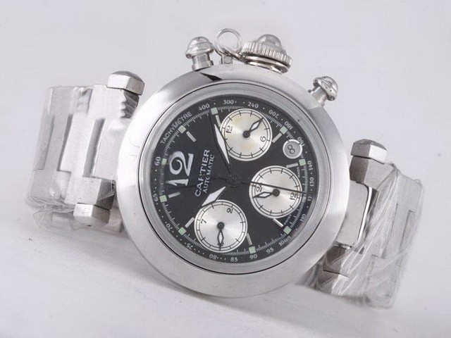 Cartier Pasha Black Dial Montre
