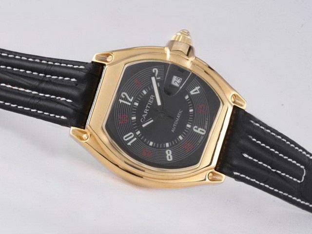 Cartier Roadster Black Dial-Number Marking Montre