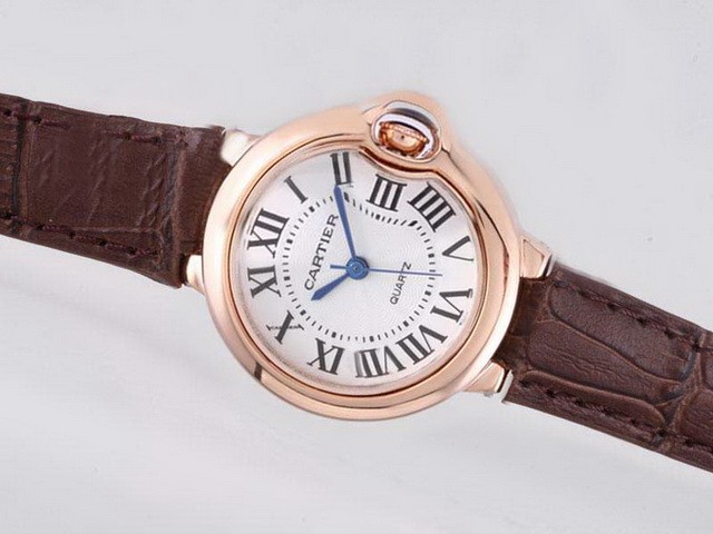 Cartier Ballon Bleu De White Dial-Lady Size Montre