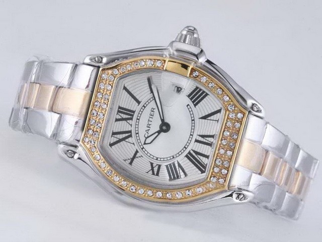 Cartier Roadster White Dial-Lady Size Montre