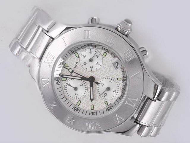 Cartier Pasha White Dial Montre