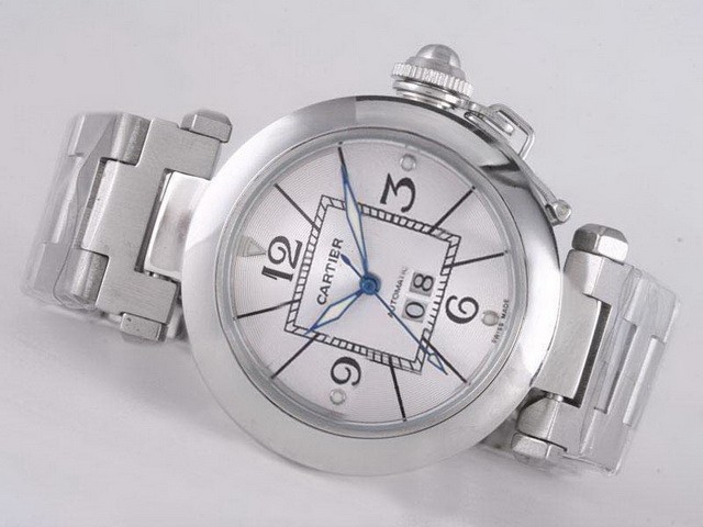 Cartier Pasha White Dial Montre