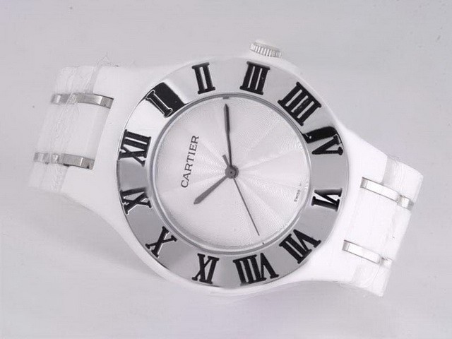 Cartier Pasha White Dial Montre