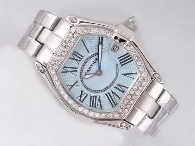 Cartier Roadster Blue Dial-Lady Size Montre