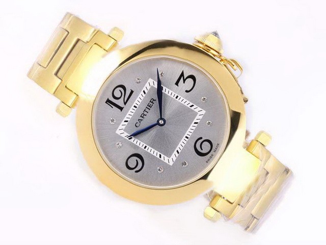 Cartier Pasha Silver Dial Montre