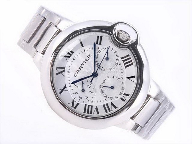 Cartier Ballon Bleu De White Dial Montre