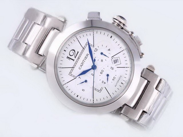 Cartier Pasha White Dial Montre