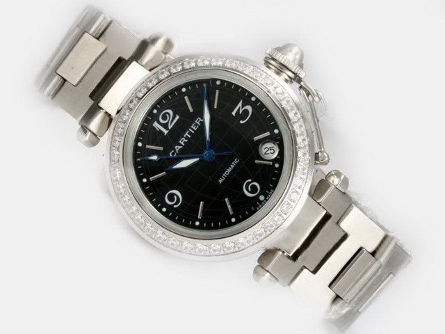 Cartier Pasha Black Dial Montre