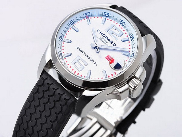 Chopard White Dial and White Marking Montre Chopard White Dial and White Marking Montre