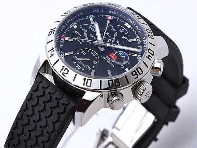 Chopard Black Dial and Strap Montre
