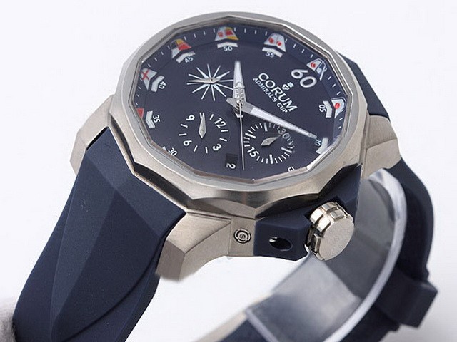Corum Asia Valjoux 7750 Movement with Blue Dial and strap Montre