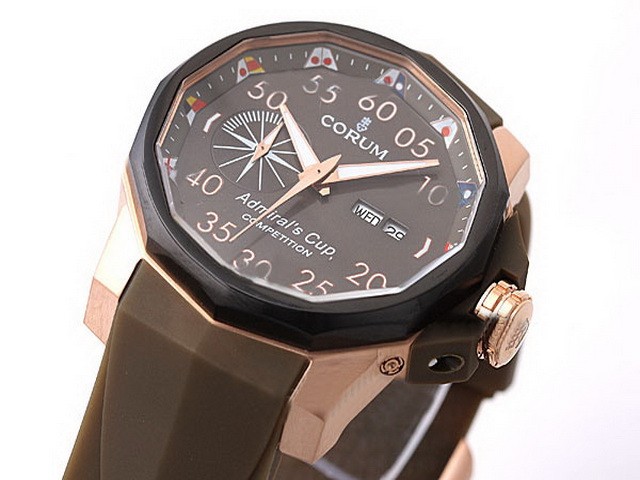 Corum Automatic Movement PVD Case with Black Dial Montre