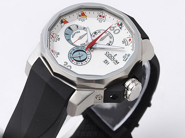 Corum Working Chronograph Automatic Movement with White Dial Montre