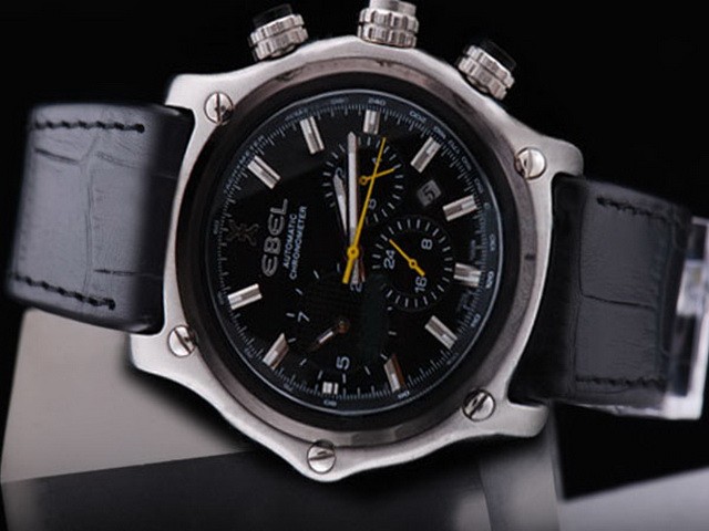Ebel Black with White Case Montre