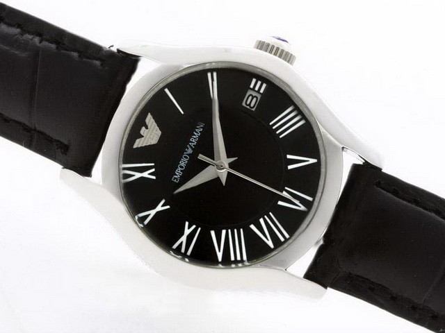 Emporio Armani Black Dial-Lady Size Montre