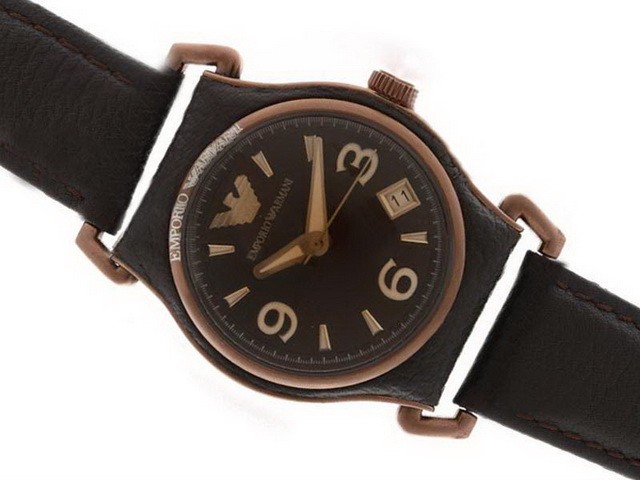 Emporio Armani Black Dial-Couple Montre