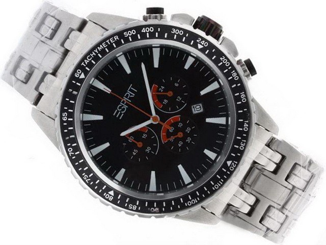E-Sprit Black Dial S/S Montre