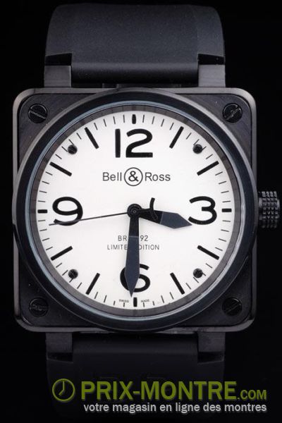 Bell & Ross BR01-92 Carbon-Blanc Dial-BR1