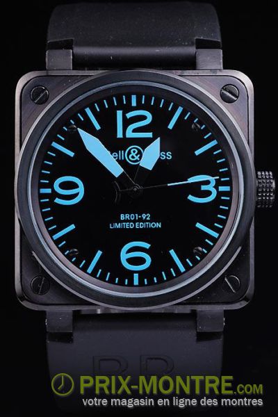 Bell & Ross BR01-92 Carbon-Bleu-BR11