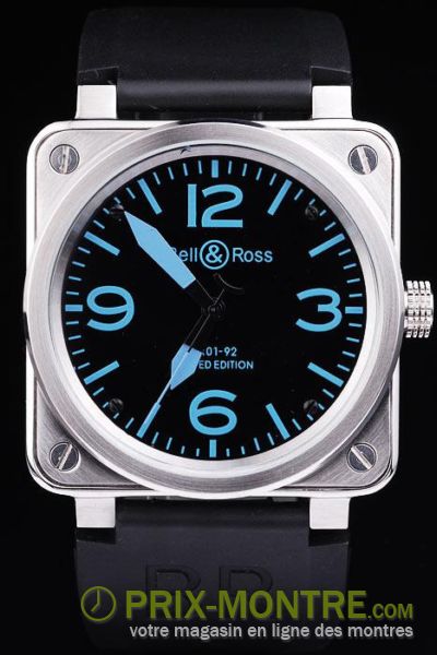 BR01-92 Black-Blue Dial-BR22