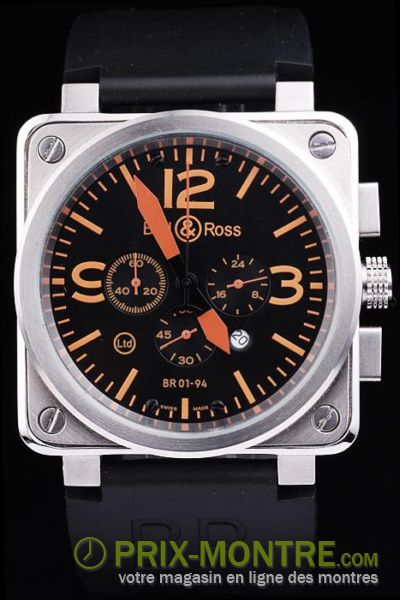Bell & Ross BR01-94 Black-Orange Modem br25