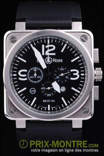 Bell & Ross BR01-94 Black-White Dial-br26