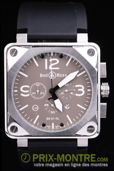 Bell & Ross BR01-94-Beige cadran blanc-br31