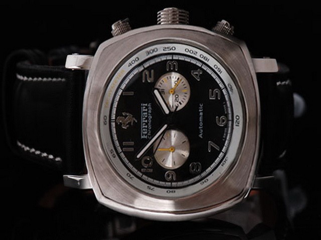 Ferrari Black Dial with White Case Montre