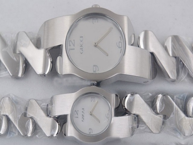 Gucci White Dial-For Lovers Model Montre
