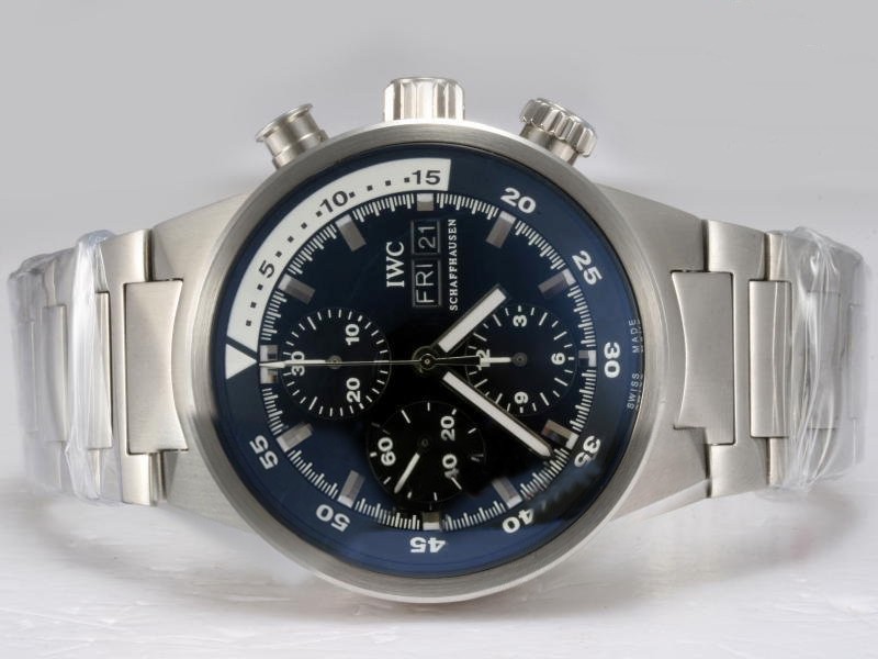 IWC Aquatimer AR Coating with Black Dial Montre