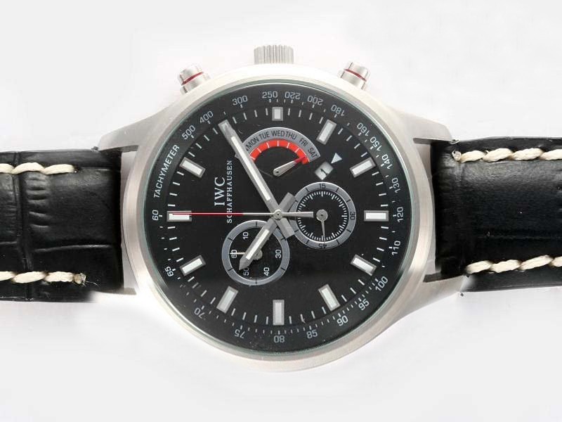 IWC Saint Exupery Working Chronograph with Black Dial Montre