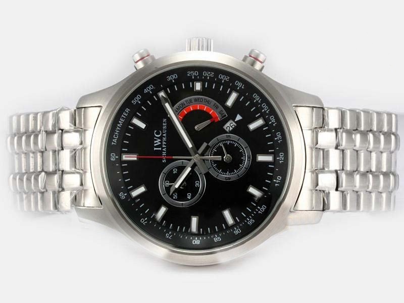 IWC Saint Exupery Working Chronograph with Black Dial Montre