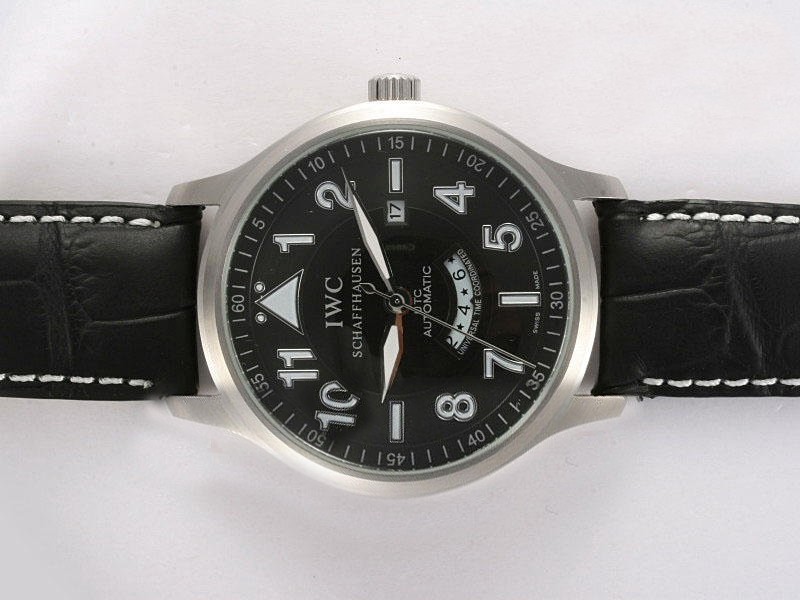 IWC Spitfire Black Dial Montre